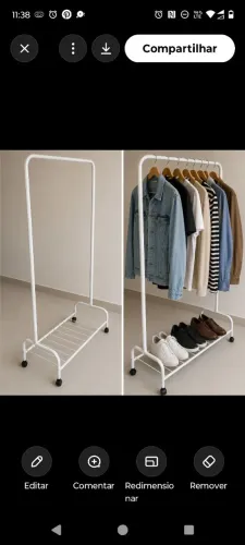 Par de Araras p/ Roupas (Araçatuba)