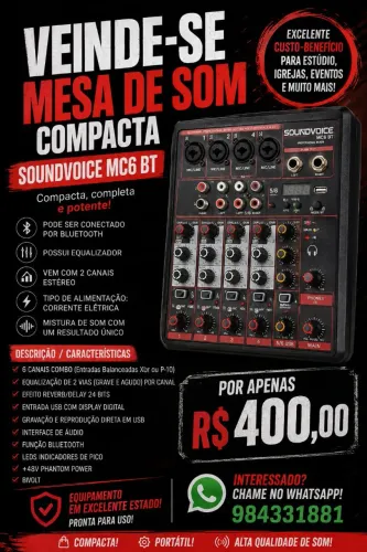 Mesa de som