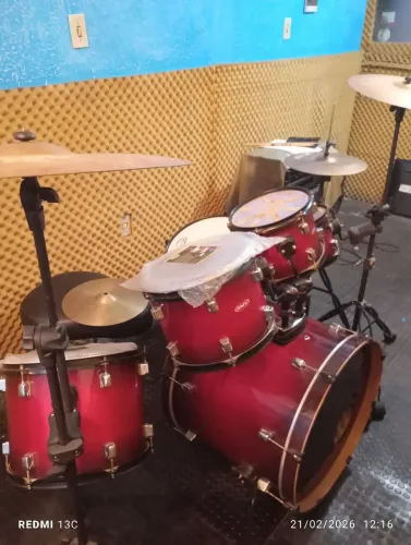 Bateria RMV Completa com Pratos 