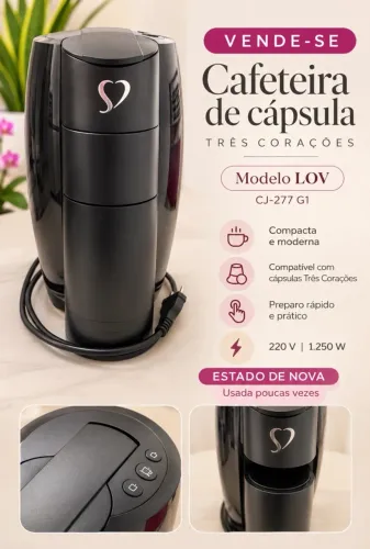 CAFETEIRA TRÊS CORAÇÕES