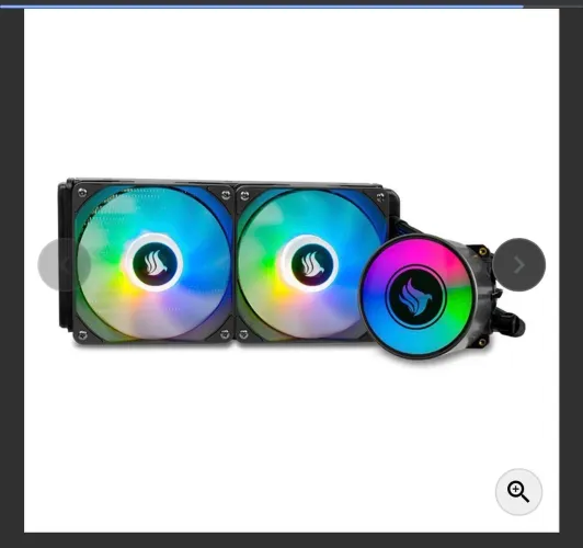 Water Cooler Pichau Aqua 240S, ARGB, 240mm, Preto, PCH-AQA240S-BK01