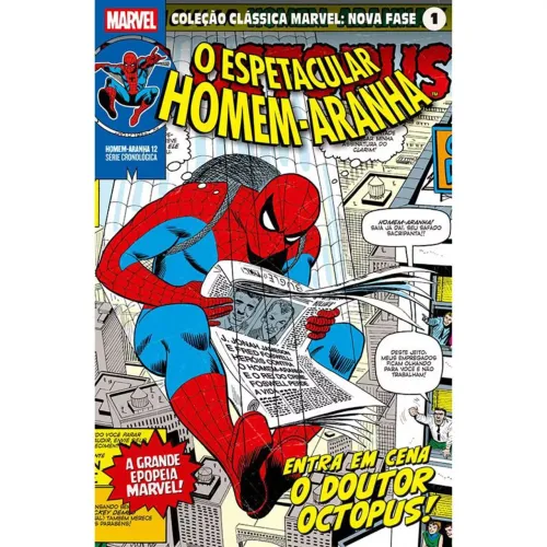 Coleção Clássica Marvel: Nova Fase Vol. 01 - Homem-Aranha 12 - Novo
