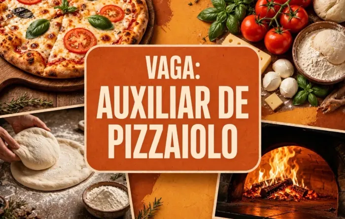 Vaga para auxiliar de pizzaiolo