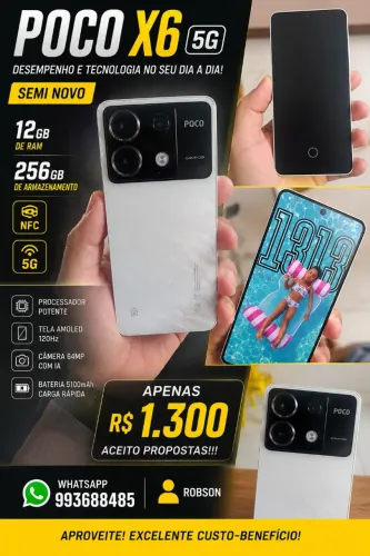 Celular Poco X6
