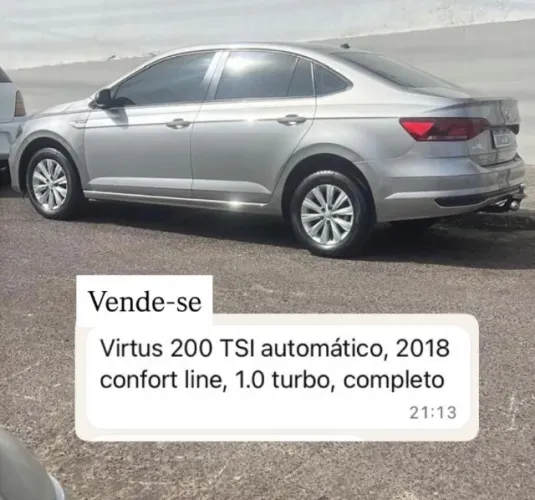 Volkswagen Virtus Comfort. 200 TSI 1.0 Flex 12V AUT 2018