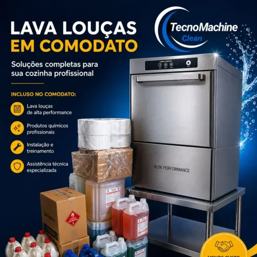 Lava louças em comodato