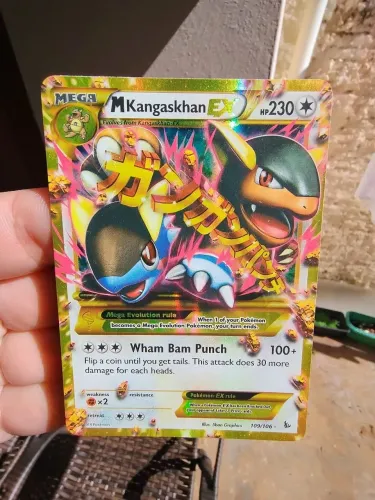 Carta Pokémon M Kangaskhan EX Rara Secreta Original