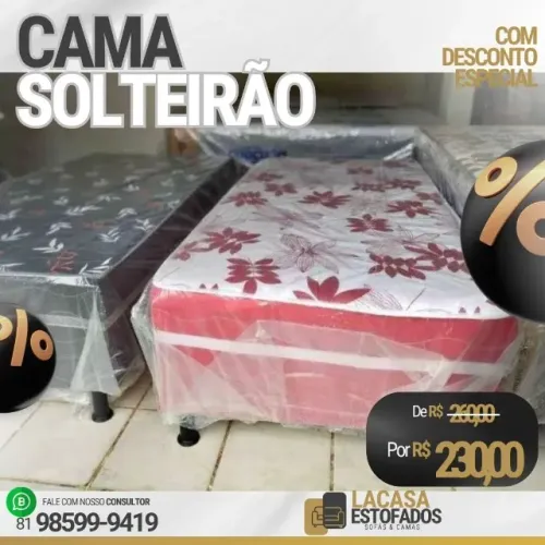Cama Solteirão - Nova Lacrada 