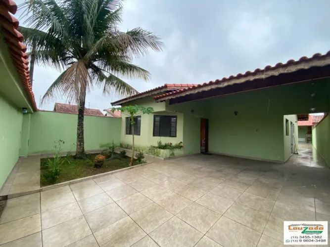 Casa para Locação em Peruíbe, Maria Helena Novaes, 3 dormitórios, 1 suíte, 1 banheiro, 2 v