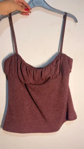 Blusa Alças Marcela ByNV - Vermelho Bordo - M