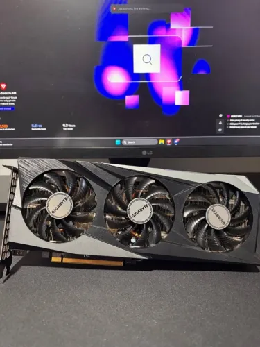 Placa de Vídeo RTX 3060 12gb Triple Fan Gigabyte