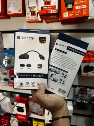 Cabo Divisor Hdmi Duplicador Hdmi 1 Entrada 2 Saídas 1x2