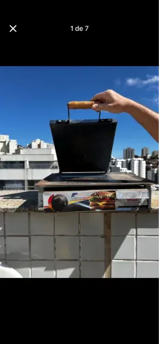 Sanduicheira chapa grill a gás 