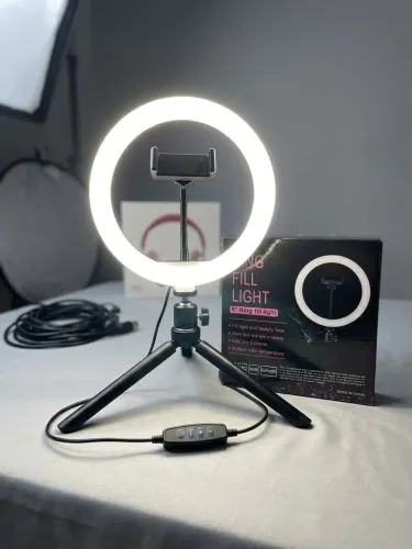 Ring Light 6" (16cm) com Suporte para Telemóvel