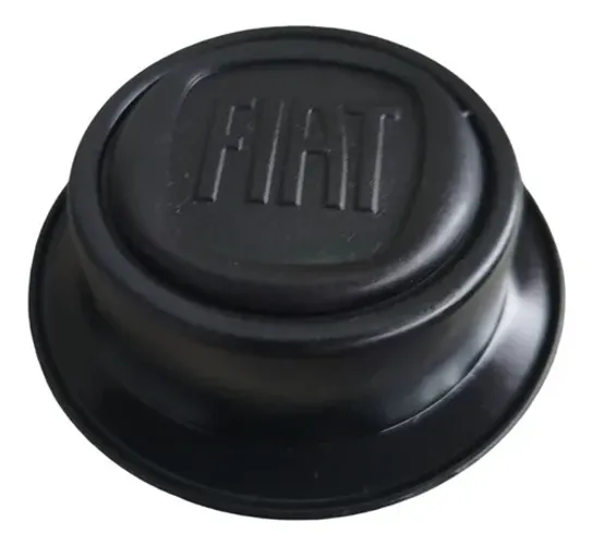Calota Central Roda Ferro Fiat Uno Strada Fiorino Preto