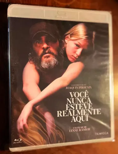 Blu-ray Você Nunca Esteve Realmente Aqui Lacrado - Joaquin Phoenix Lynne Ramsay Versátil