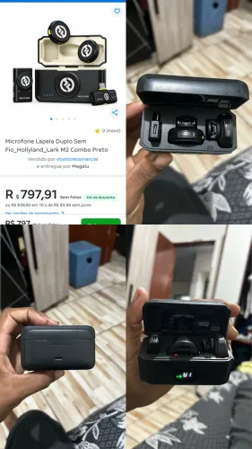 Vendo microfone de lapela !!