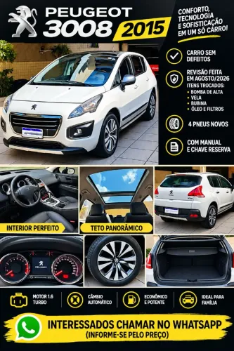Peugeot 3008 Griffe 1.6 Turbo 16V 5P Aut. 2015