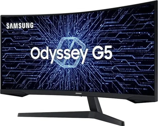 Monitor Gamer Samsung Odyssey G5 32'', QHD, 165Hz, 1ms, Freesync, HDMI, DP