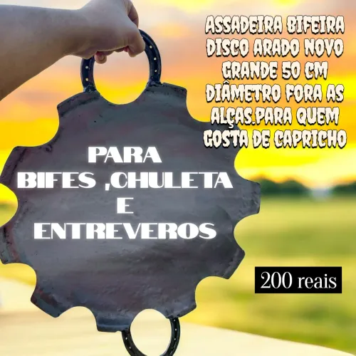 Assadeira disco arado grade nova