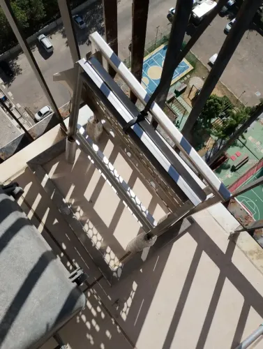 Grelha de inox aéreo 