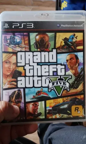 Jogo PS3 GTA V muito novo sem risco