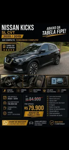 Nissan Kicks SL 1.6 16V Flexstar 5P Aut. 2020