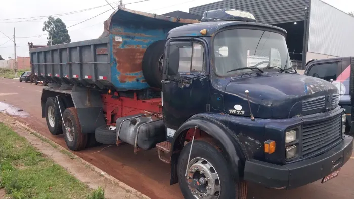 Mb 1513 truck caçamba