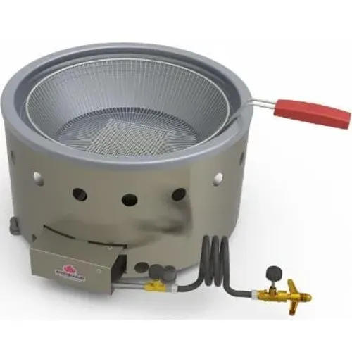 TACHO FRITURA 7L COM CESTO A GÁS PROGÁS NOVO