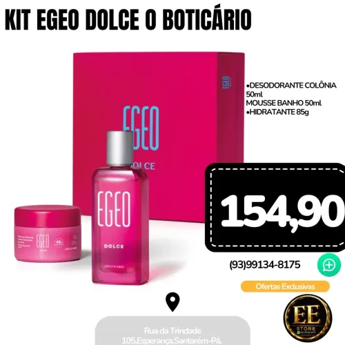 Kit Egeo Dolce O Boticário