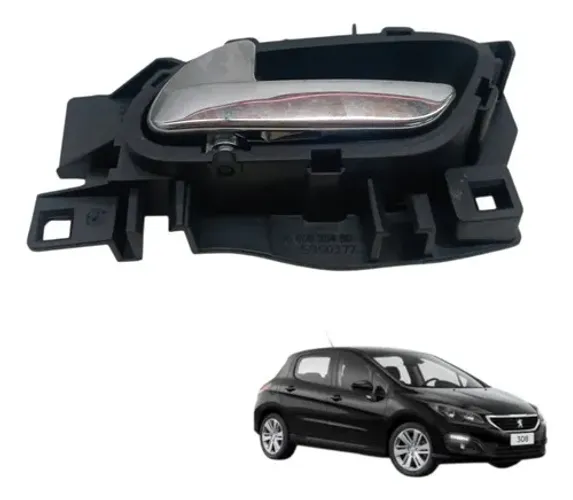 Maçaneta Interna Porta Traseira Esquerda Peugeot 308 2013 Traseira