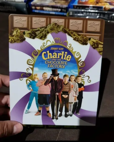 Steelbook a fantástica fábrica de chocolate bluray