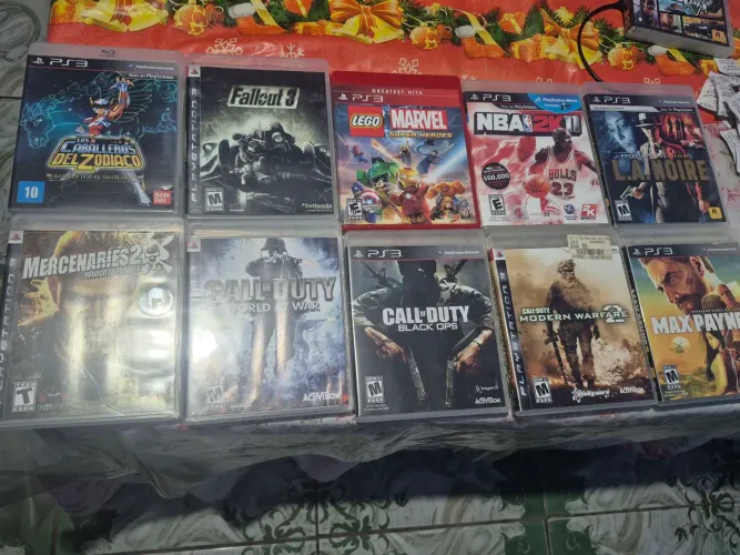 11 jogos para PS3. Completos com manual. Envio para todo Brasil.