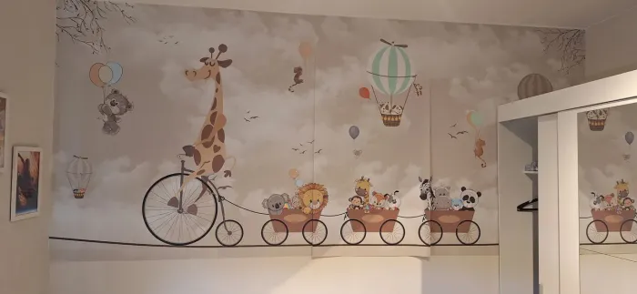 Papel parede adesivo doação