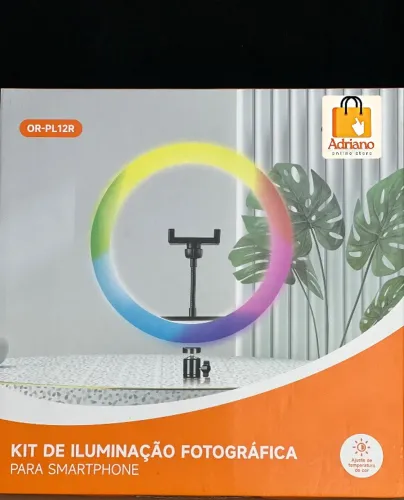 Anel de luz Led RGB ring light