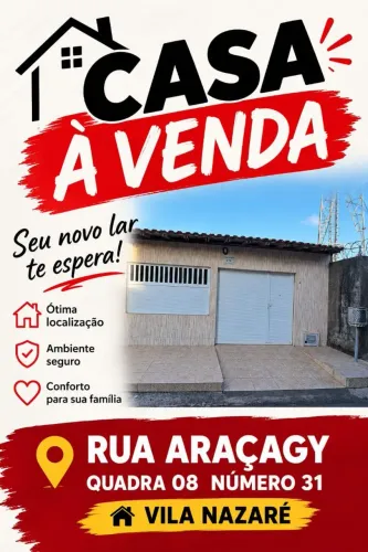 Rua Aracagy Quadra 08 Número 31- Vila Nazaré Paço do Lumiar-MA