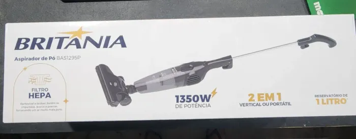 Aspirador de Pó Vertical Britânia 2 em 1 - 1250W 127V - Lacrado