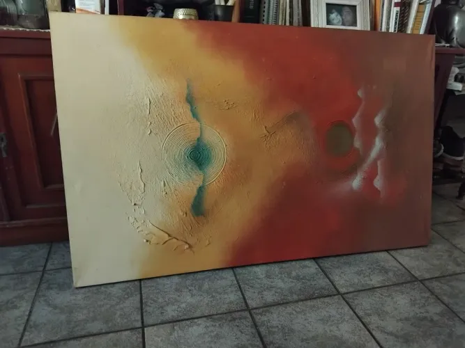 Quadro moderno à óleo. 