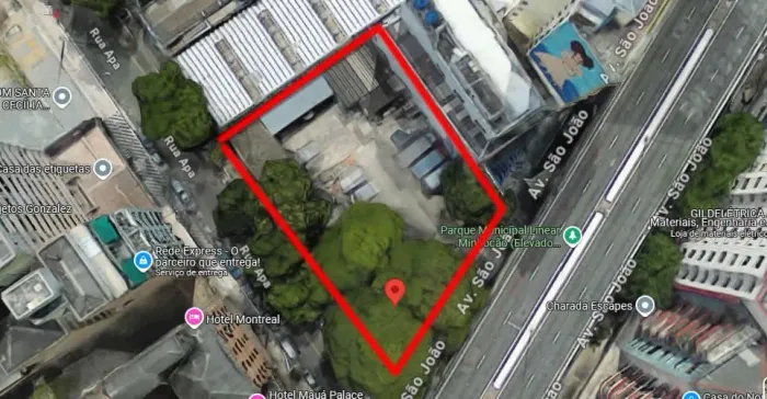 Terreno à venda, 1326 m² por R$ 13.000.000,01 - Centro - São Paulo/SP