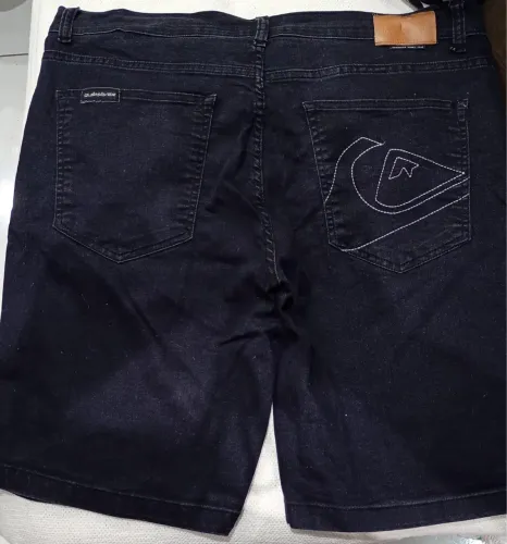 Bermuda Quiksilver Jeans Everyday Black,