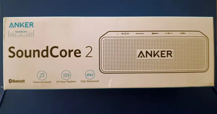 Caixa de som anker soundcore2 nova!