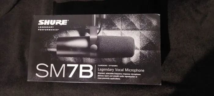 Microfone  SM7B dinâmico original