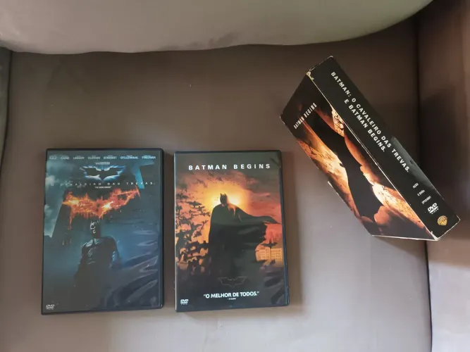 Box DVDs Batman Begins e O cavaleiro das trevas
