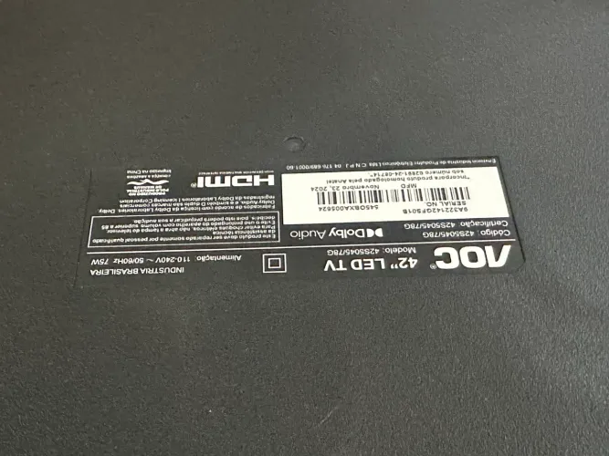 TV Smart AOC Roku 42" Full HD
