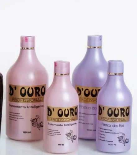 Escova profissional 1L ou 500ml D'ouro