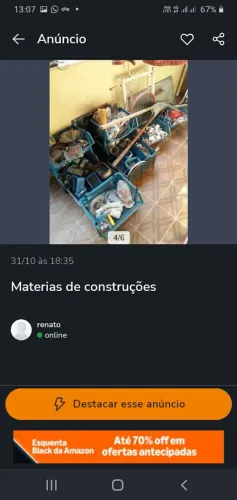 Vendo todos os tipos de matérias 