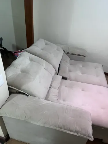 Sofá reclinável e retrátil Excelente estado