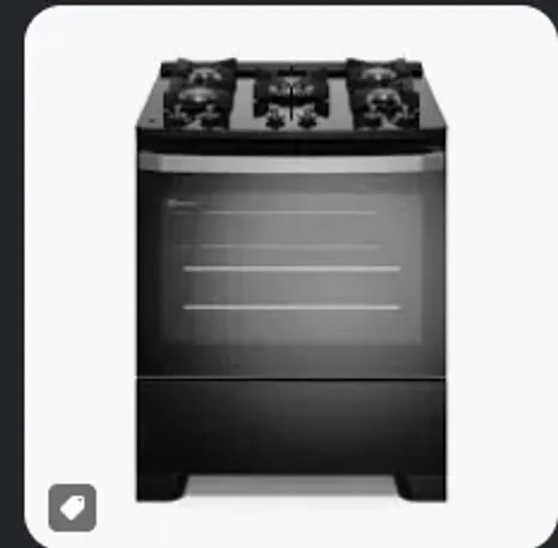 Fogão Electrolux 5 Bocas Efficient com PerfectCook Preto