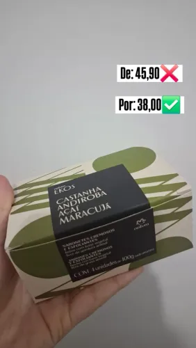 Caixa de sabonete Ekos 