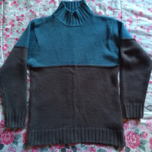 blusa de lã linha malha da jinglers c/ gola tamanho p veste m